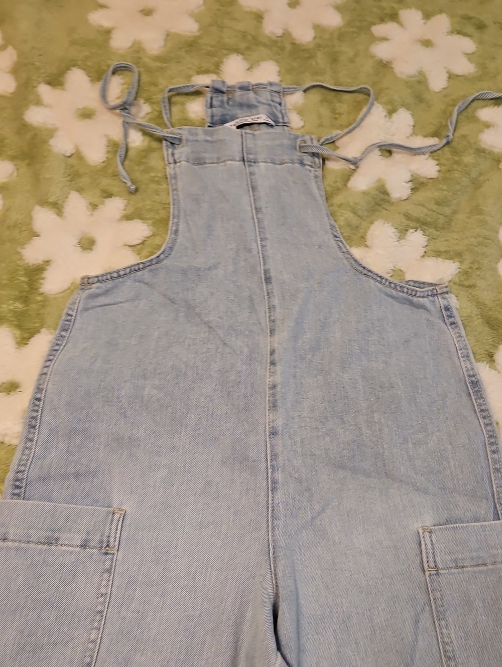Vanilla Star Light Blue Denim Overalls